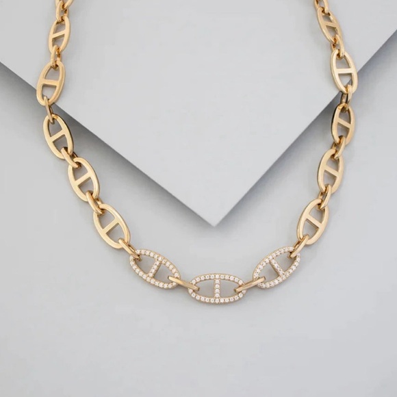 Wanderlust Jewelry - EUC Wanderlust + Co Multi Link Anchor Chain Necklace